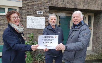 Cheque OSA voor project Congo DGA