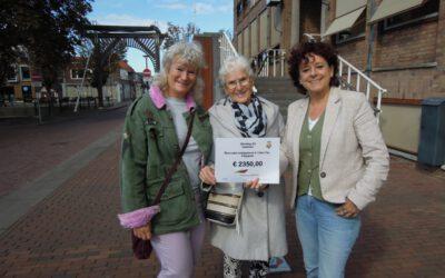 Subsidiecheque voor Stichting GA