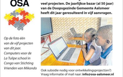 OSA subsidieert projecten