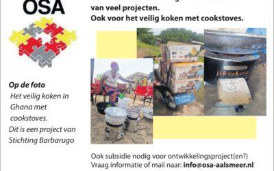 Osa subsidieert projecten